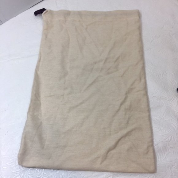 Vince Camuto Drawstring Dust Bag Beige Cotton 9.5x15 - Picture 3 of 6